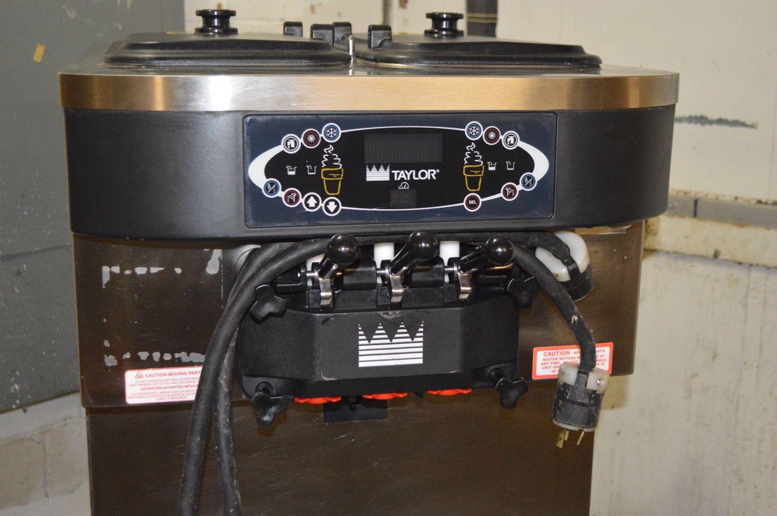 Taylor Crown C717-27 Air Cooled Soft Serve Ice Cream Machine - Single Phase