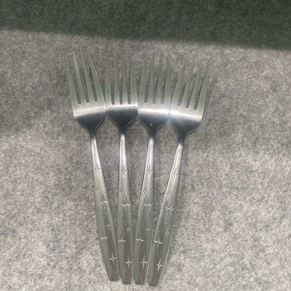 4 MANOR HOUSE STAINLESS FLATWARE MHO31 Dinner Forks