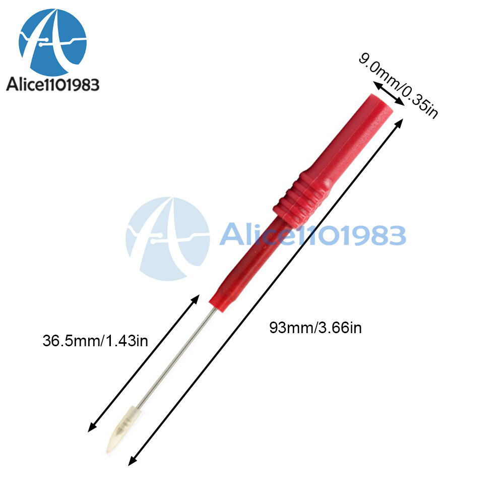 2 Pieces Multimeter Voltmeter Cable Needle Tester Unique Probe Test Lead Cord