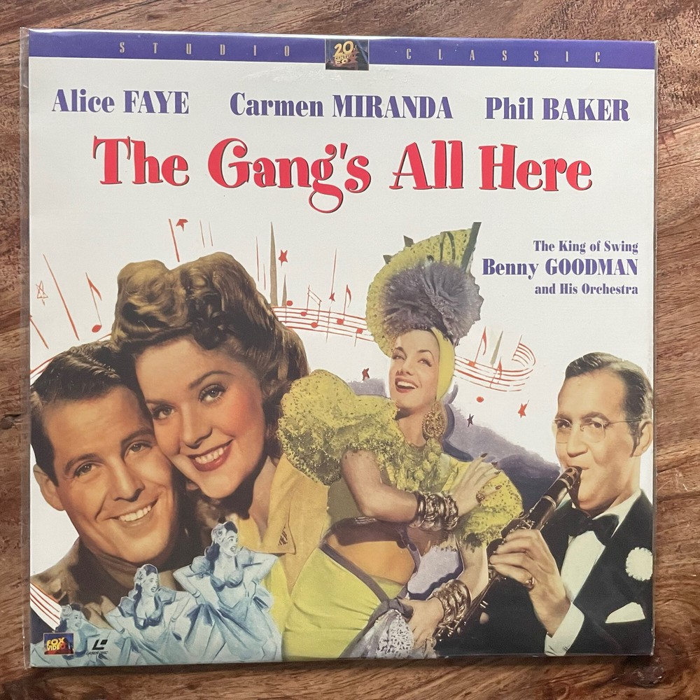 THE GANG'S ALL HERE - CARMEN MIRANDA    MINT  LASERDISC