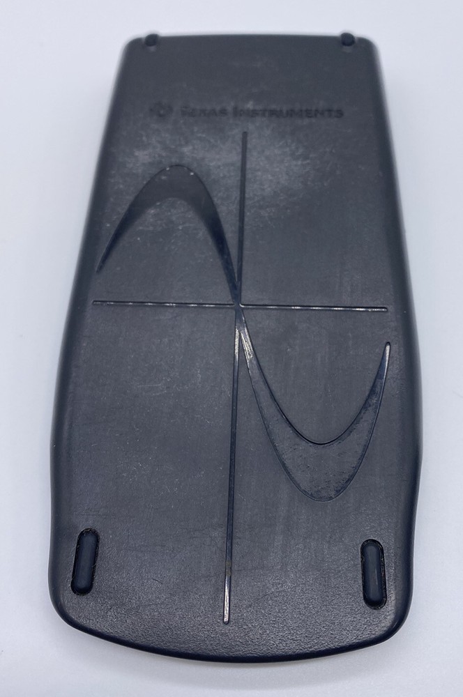 Texas Instruments TI-83 Graphing Calculator Black Damaged See Description