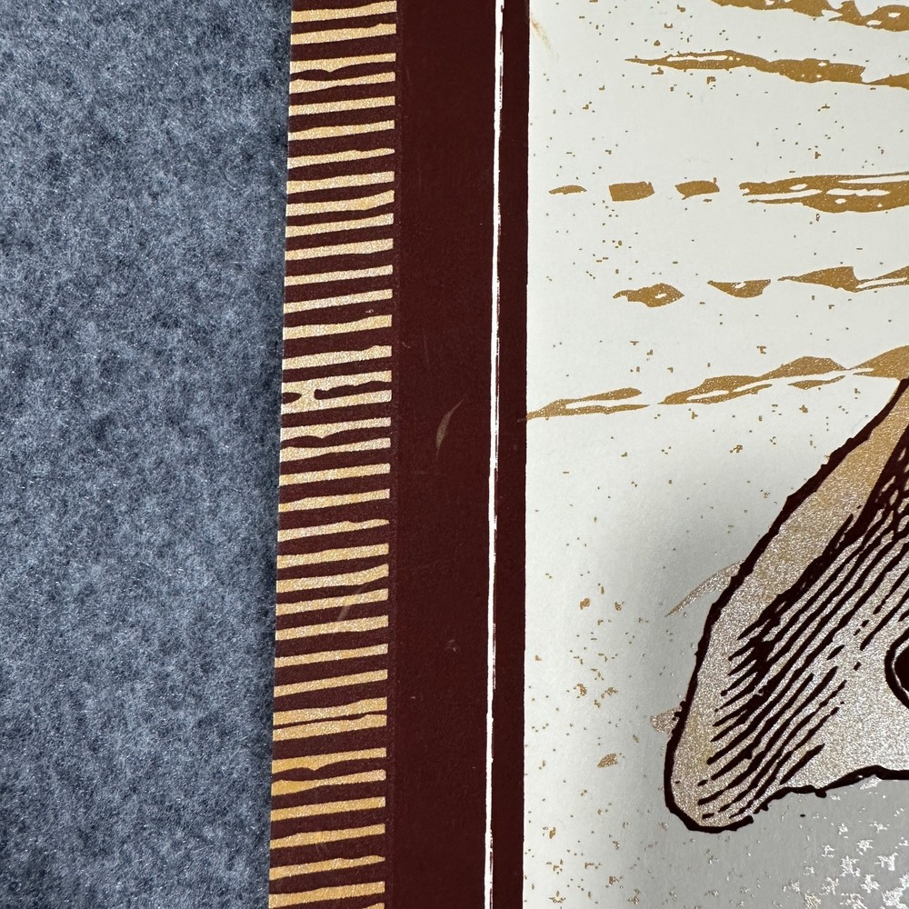 Avett Brothers Red Rocks Colorado 2012 Poster #111/300 Signed By Justin Helton