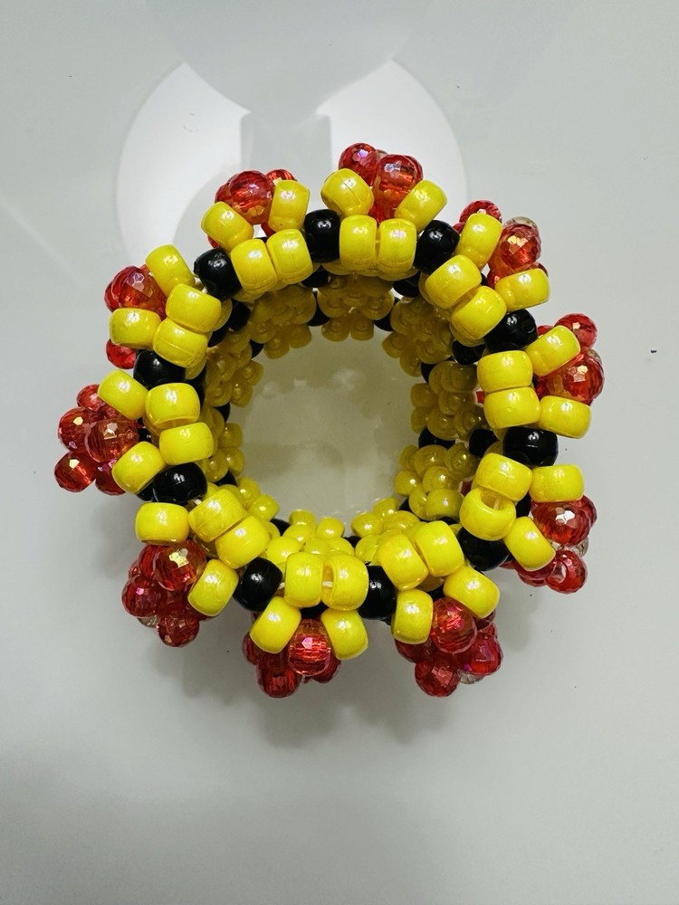 Kandi cuff bracelet rave PLUR EDM