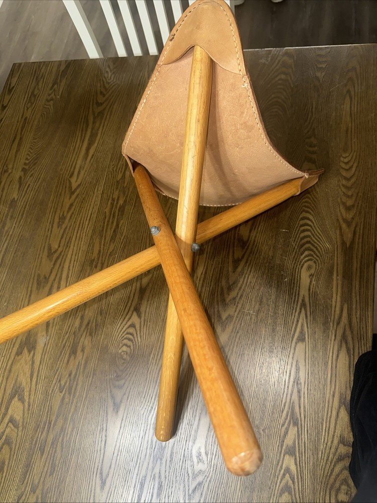 Leather Horse Saddle Stools