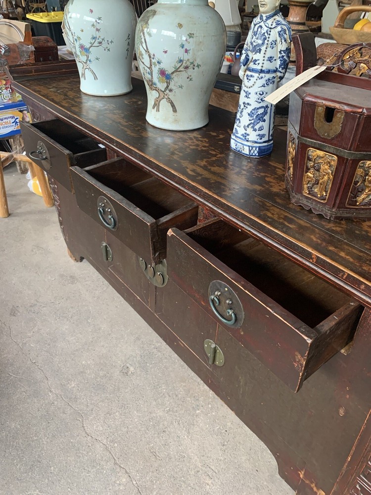 Antique Chinese Buffet Table