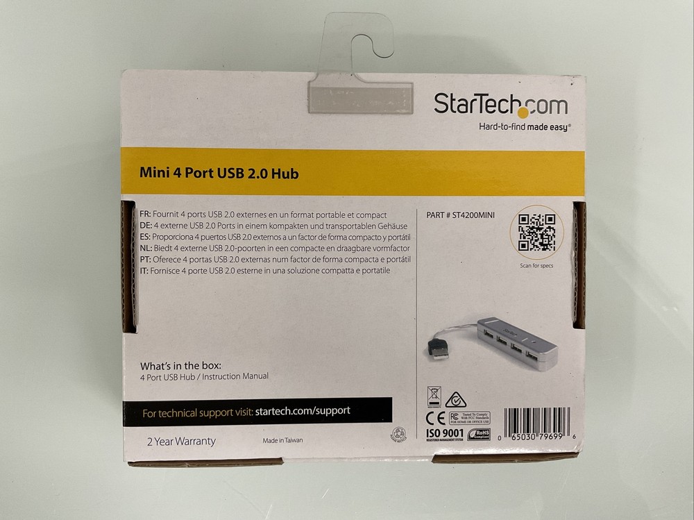 StarTech.com (ST4200MINI) 4-Ports External Hub