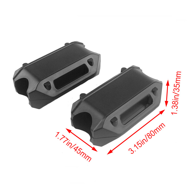Universal Motorcycle 25mm Engine Crash Bar Protector Bumper Block Plastic