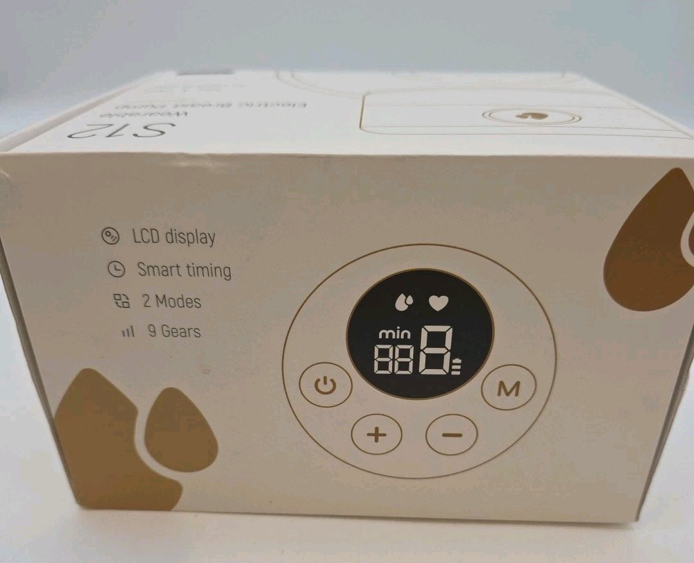 Wearable Electric Breast Pump Light and Efficient 2 pcs Model S12 New