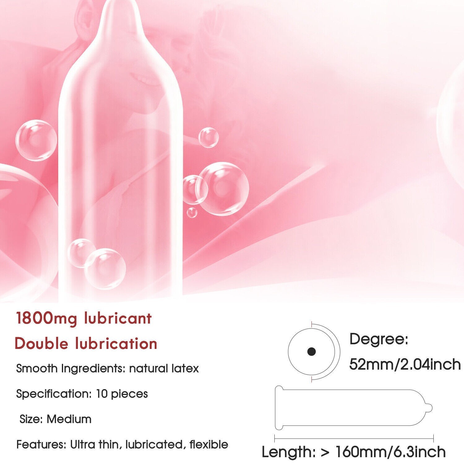 100X Latex Condoms Bulk Pack Ultra Thin Extended Pleasure Extra Time Sex Delay