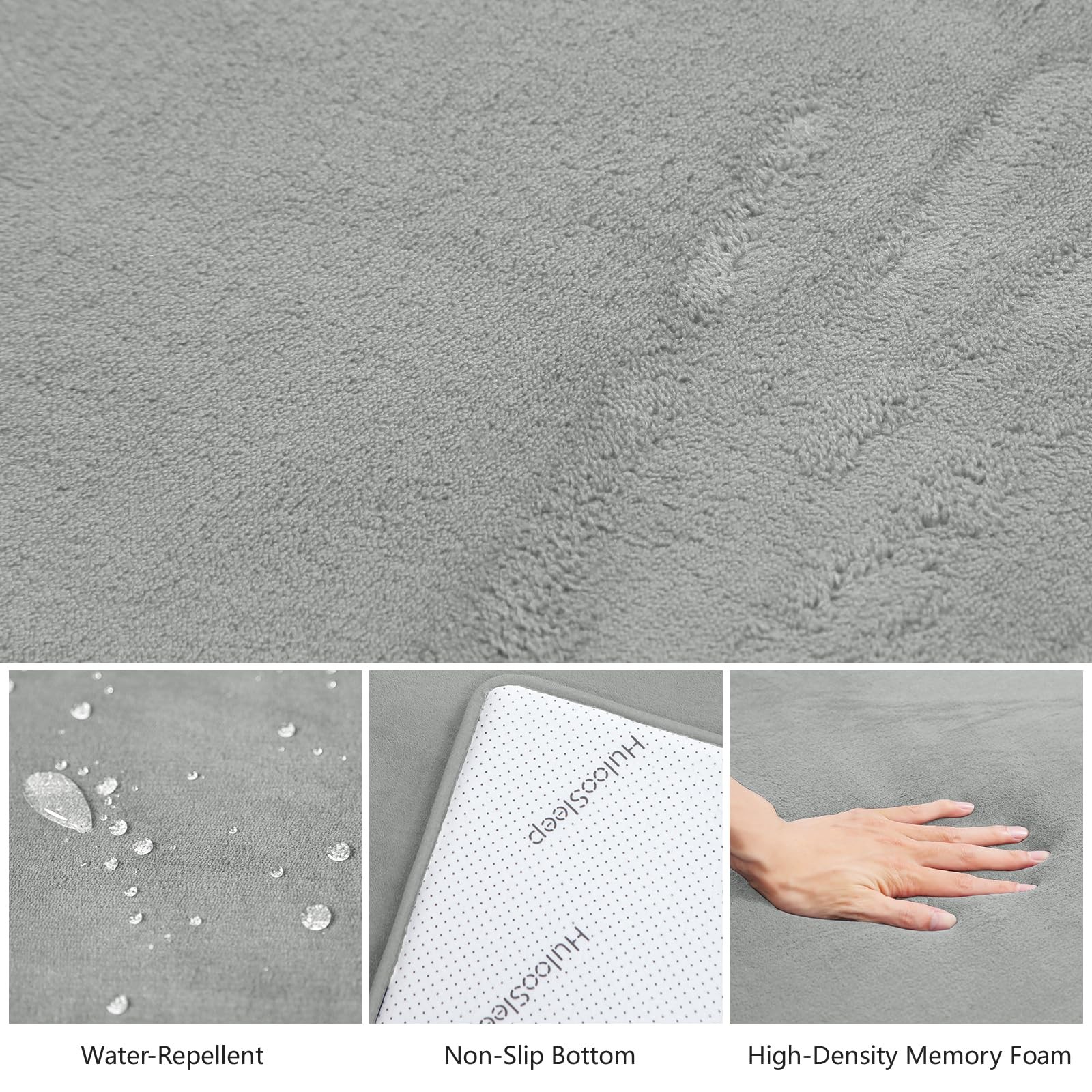 Baby Play Mat for Floor,1.3" Thick Elasti-Foam 50"×50" Playpen Mat Non-Slip Rug