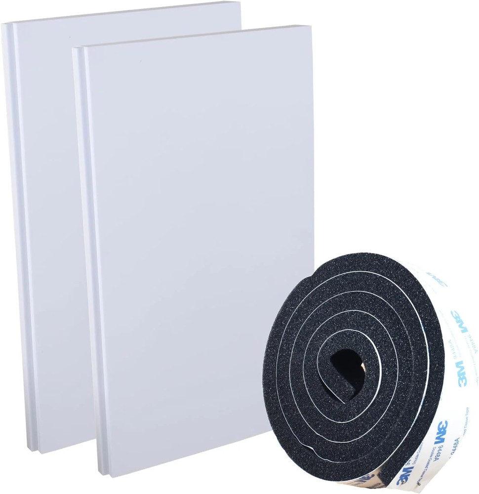Window Air Conditioner Foam Insulation Panels,AC Side Insulating Panel Kit,2 Pac