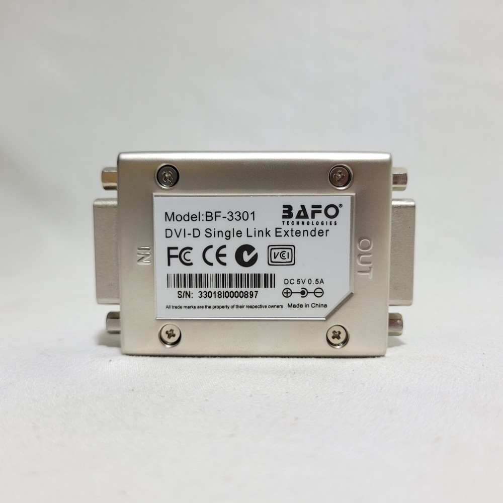 BAFO BF-3301 DVI-D SINGLE LINK EXTENDER.