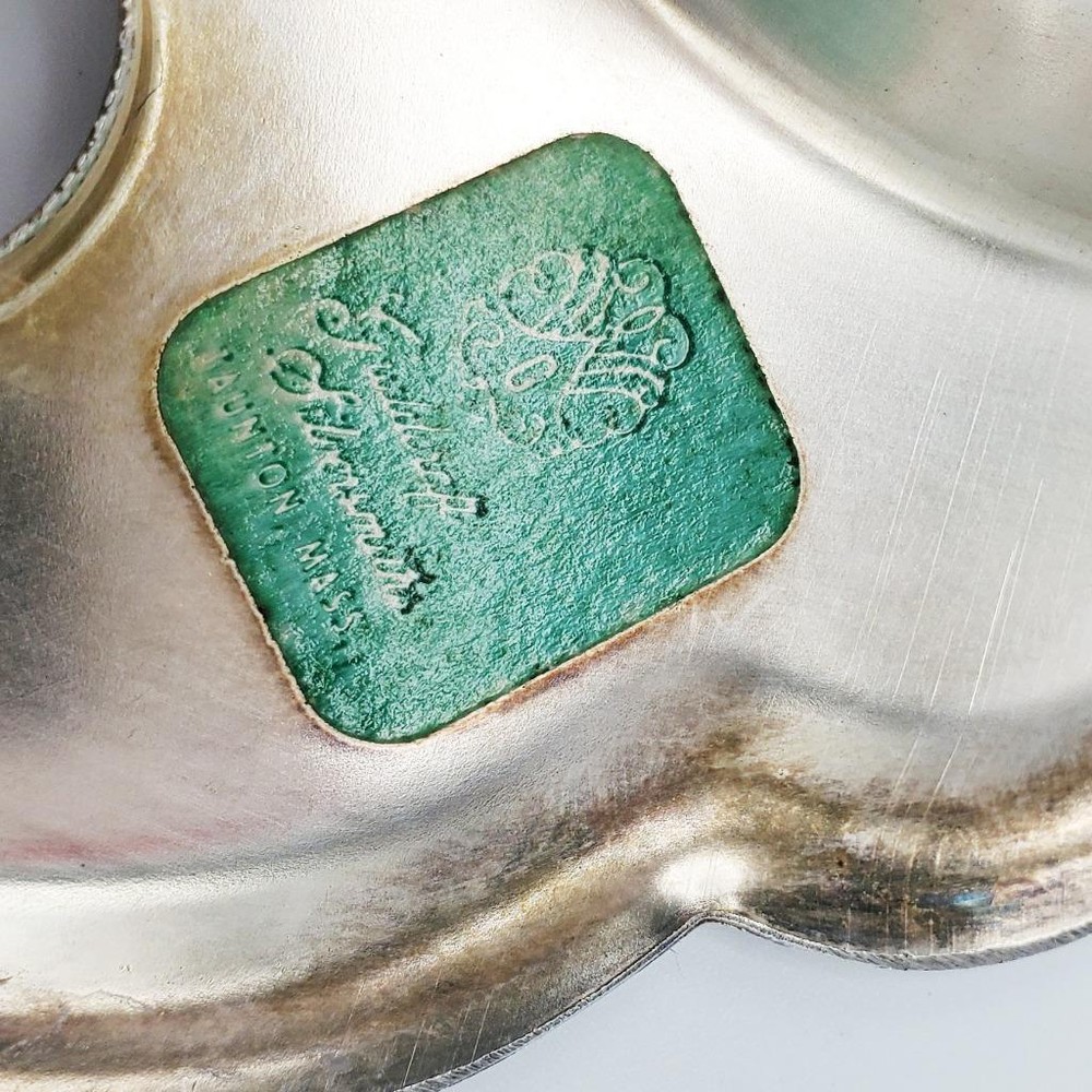 Silver Plated Shell Bowl Seafood Dish 11"