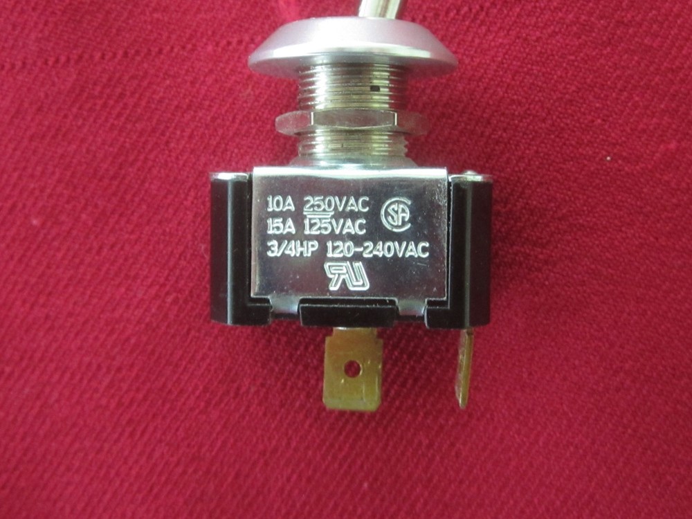 CARLING STAINLESS TOGGLE ON/OFF SWITCH O/O2T