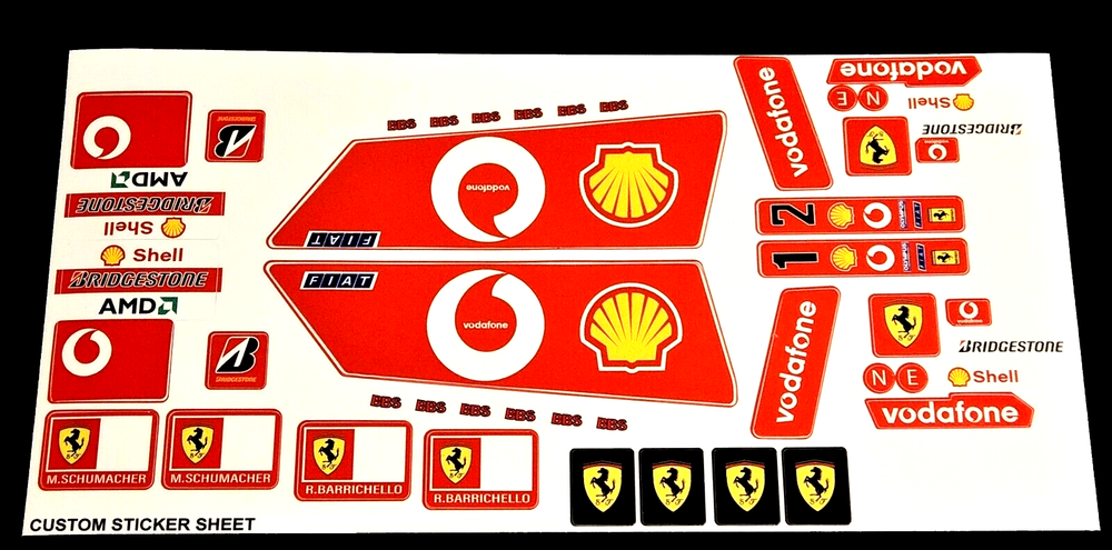 Custom Decal for 8386 Replacement Stickers