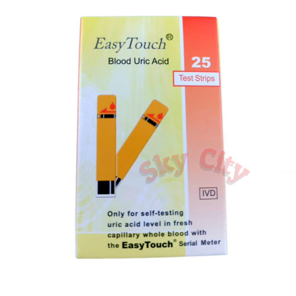EasyTouch Easy Touch Blood Uric Acid Test Strips - 1 Box @ 25 Strips