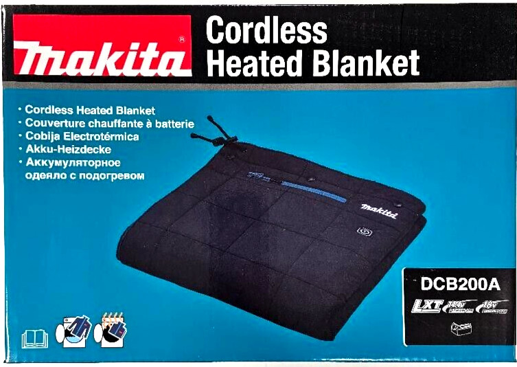 New Makita DCB200A Heated Blanket Cordless Battery Powered 18V 18 Volt LXT