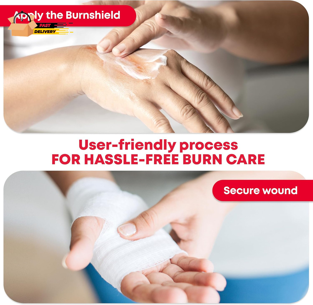 Emergency Burn Kit in Compact First Aid All-Purpose Reseal