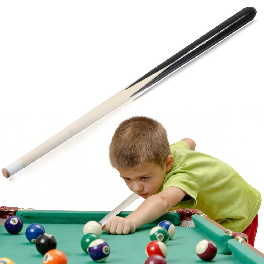 2 Pieces Short Pool Sticks for Tight Spaces Poolcue Cues Kids Queue