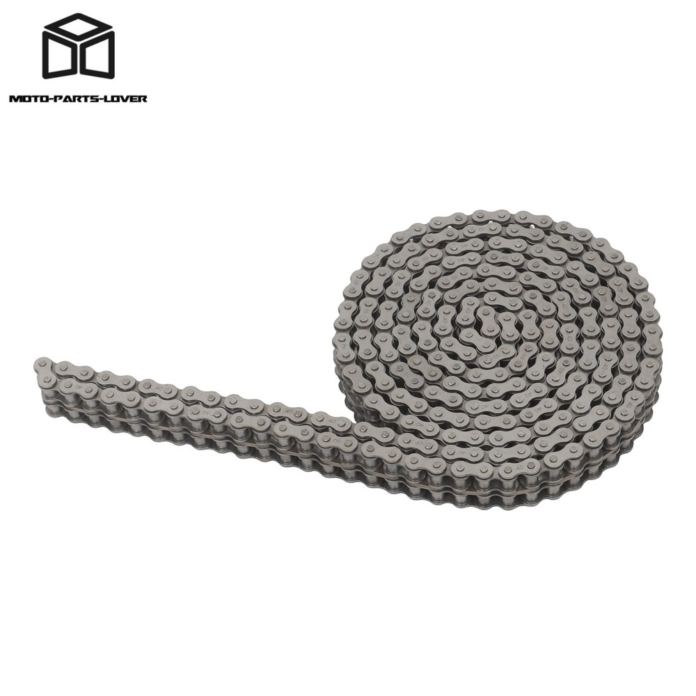 #40-2 Double Strand Roller Chain 10 Feet and 2 Master Link Set