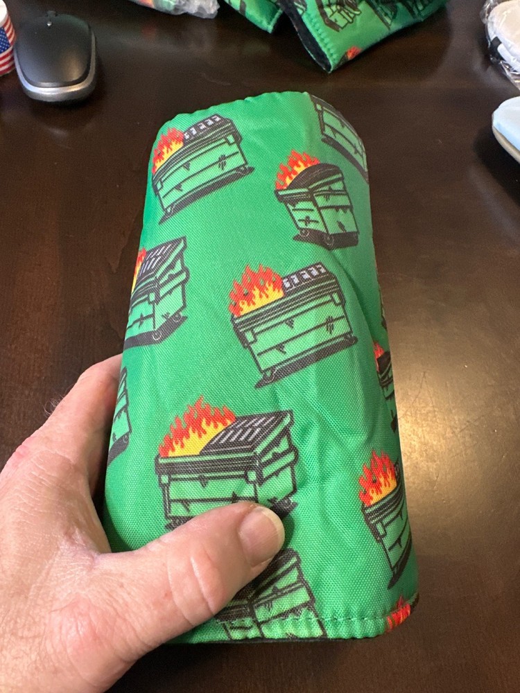 Dumpster Fire wood head cover.