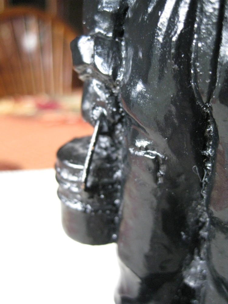 🇺🇸 😃 ⚒️ 🔥 vintage coal miner statue