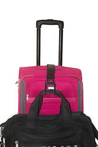 J-Hook Add a Bag Luggage Strap | Lightweight Adjustable Quick Release Strap