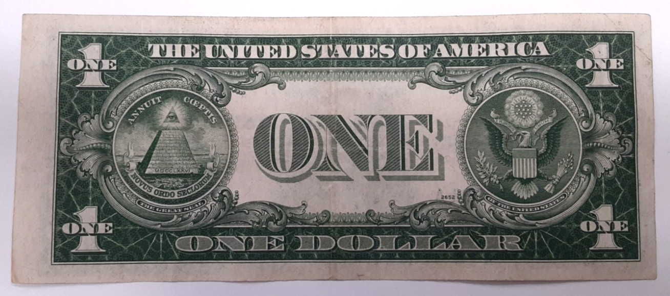 Series 1935-A $1 Silver Cert. *STAR* Note Julian/Morgenthau Sigs Fr#1608* VF+