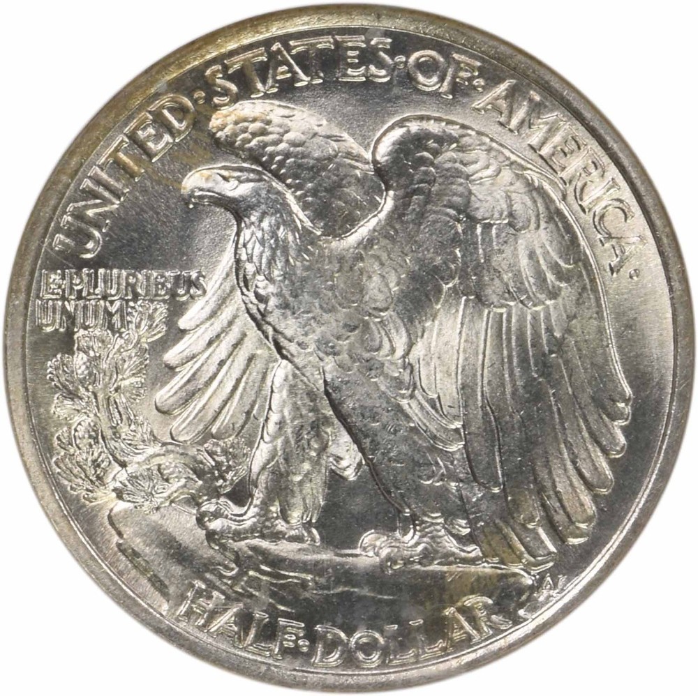 1939 Walking Liberty Silver Half Dollar MS67 NGC (CAC)