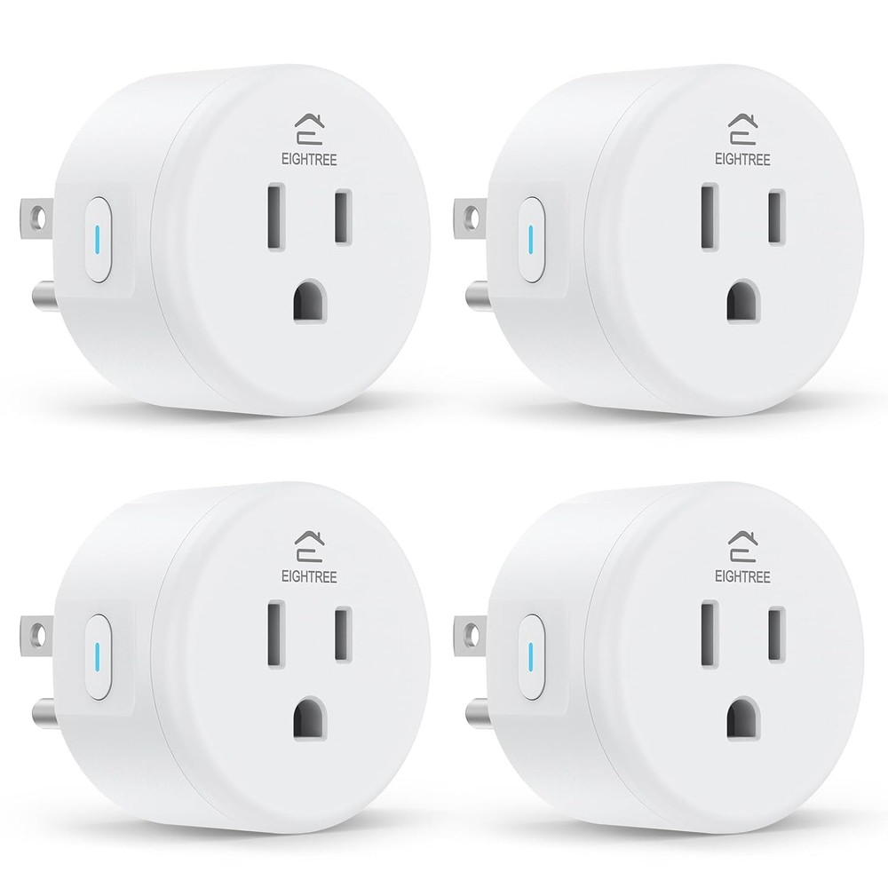 4 Pack Smart Plug, WiFi Outlet with Remote Control & Timer Function