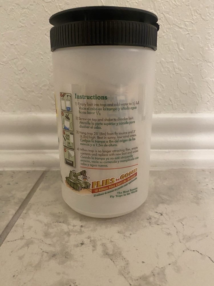 Flies Be Gone FLY BARREL Fly Trap - Reusable