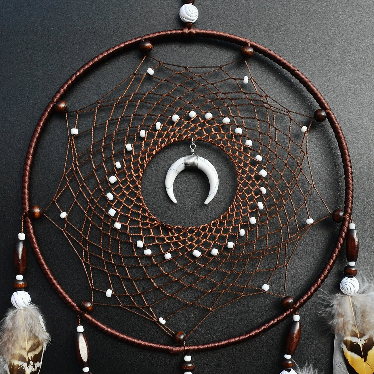 Large Dream Catchers for Bedroom Adult Brown Boho