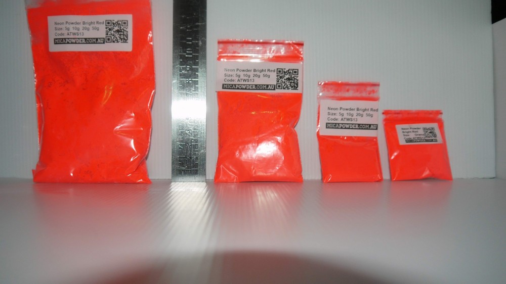 Neon Powder Bright Red