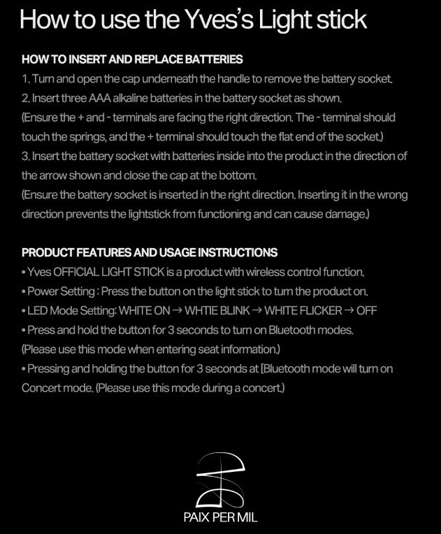 LOONA Yves Official Light Stick