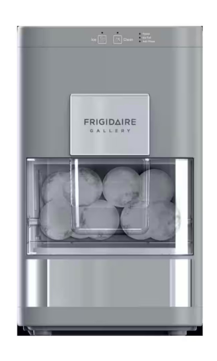 Frigidaire Gallery Artisanal Clear Sphere Ice Maker Touch Control Grey NEW 12 In