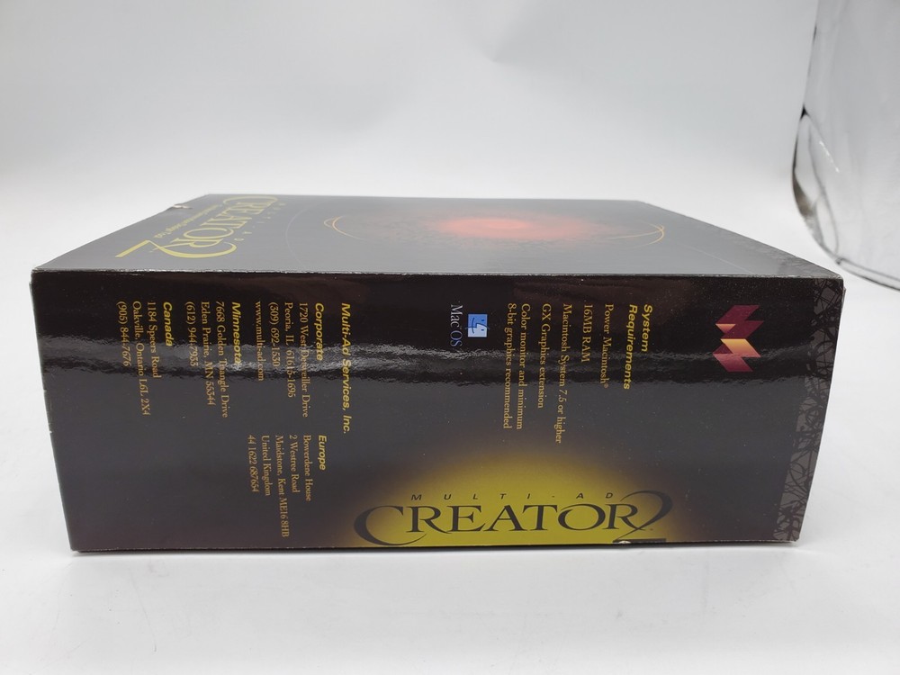 MULTI AD CREATOR 2 VERSION 1.1 Full [MAC]- VINTAGE 1997 - [BOXED]
