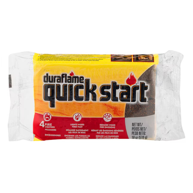 Duraflame Quick Start 1.125 lb Firestarter Break-Apart Indoor Outdoor (40-Pack)