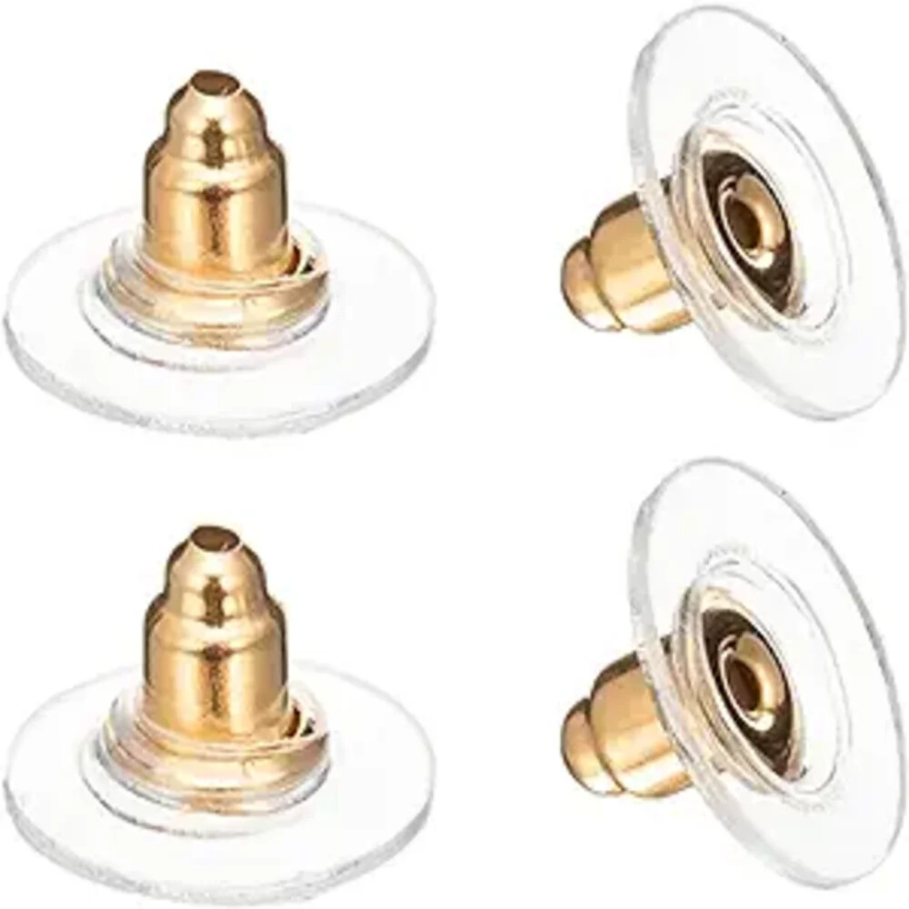 100 Pcs Fishhook Earring Backs Earring Back Replacements Clutch Back Earrings