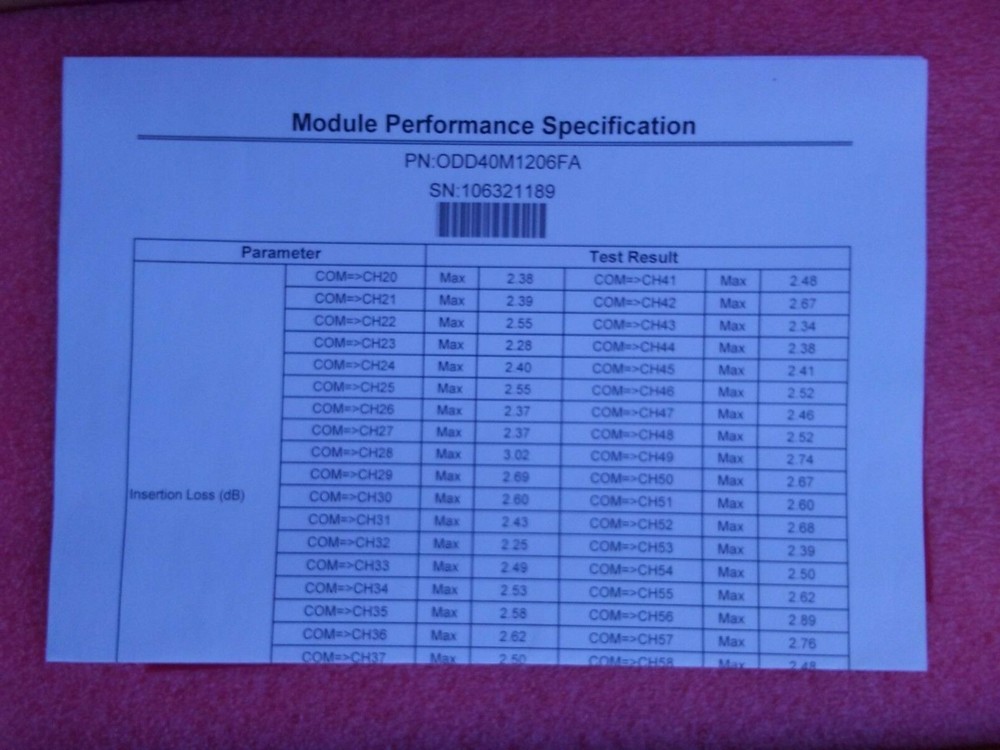 Arris 96206 Unit Part ODD40M1206FA -NEW-