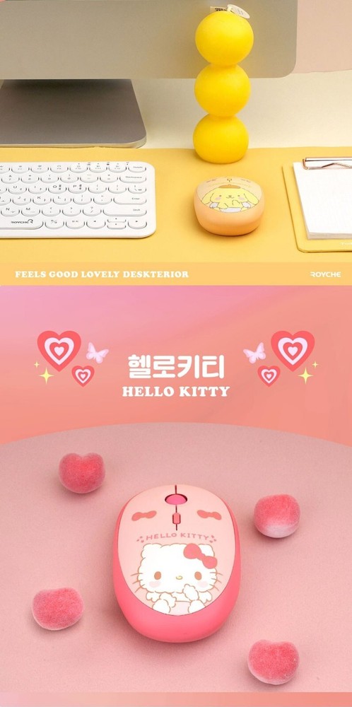 Royche Sanrio Silent Bluetooth Wireless Multi Pairing Mouse / Mouse Pad