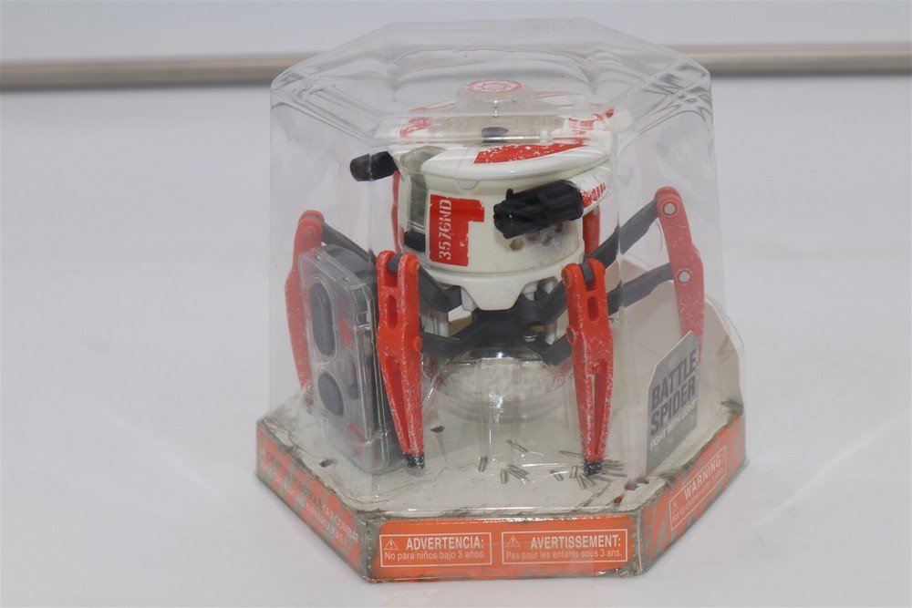 Hexbug Micro Robotic Creature Remote Control Battle Spider w/ light - NEW -