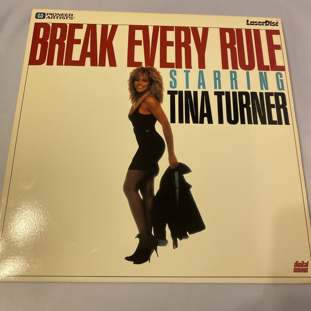 Tina Turner Break Every Rule Laser Disc