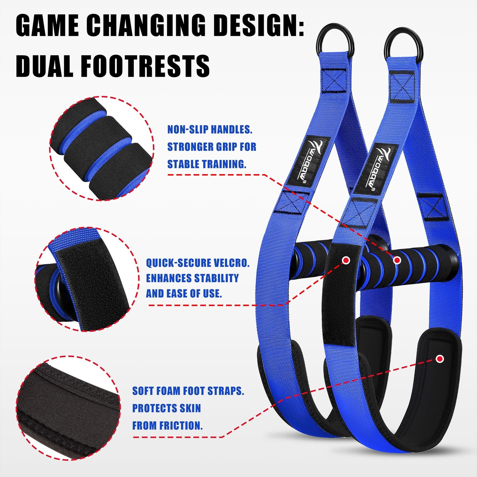 Pull Up Assistance Bands, Heavy Duty Resistance Bands with Handles, Exercise ...