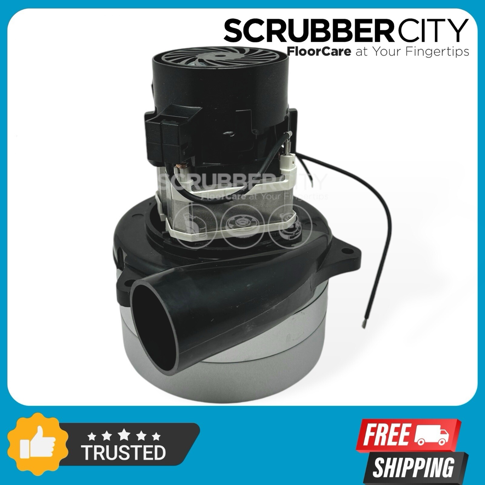 Replacement 24V Vacuum Motor RENOWN 28 INCH SCRUBBER REN08023 Floor Scrubber