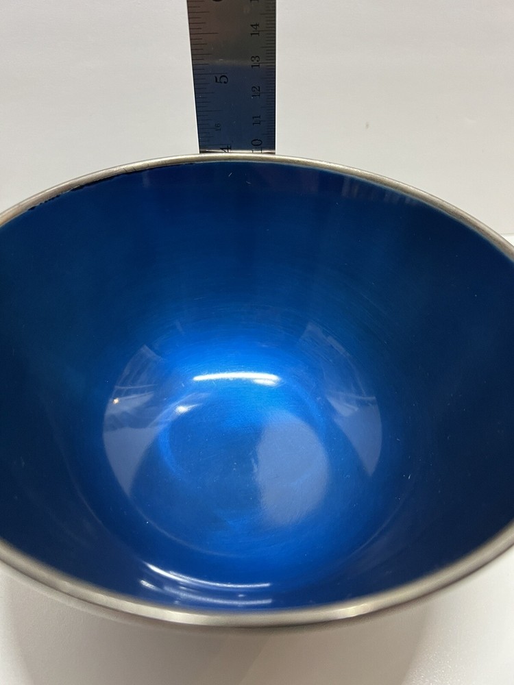 Towle EP 5003 Blue Pedestal 7" Bowl