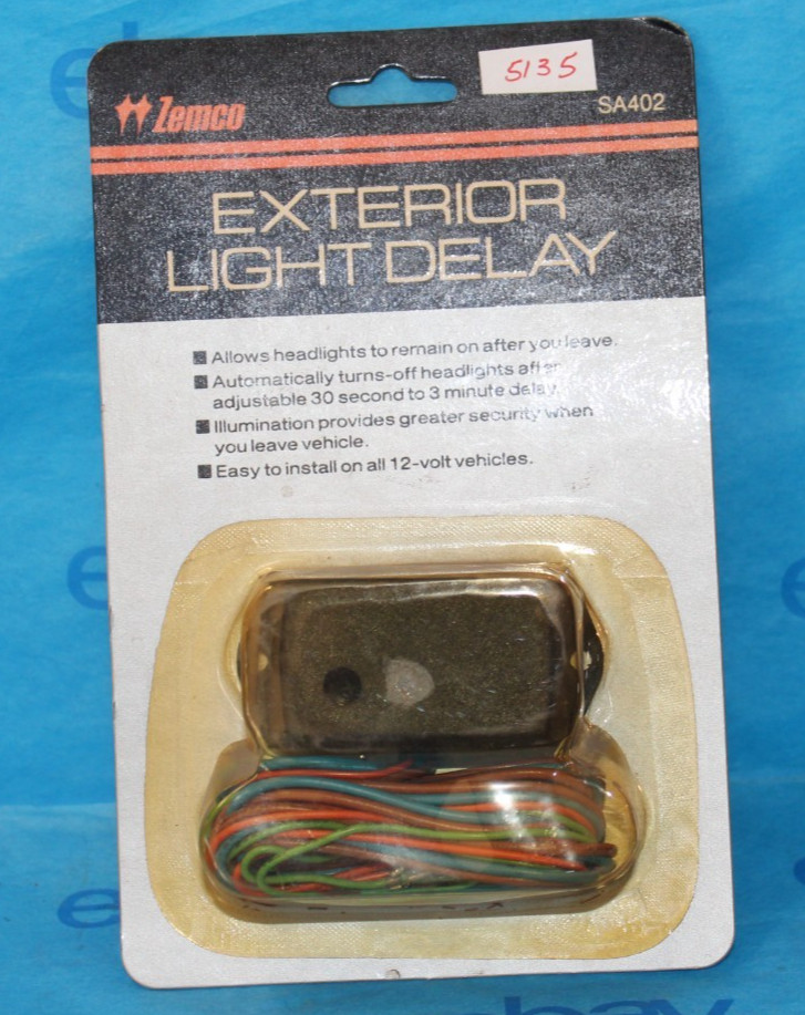Zemco SA402 Exterior Light Delay