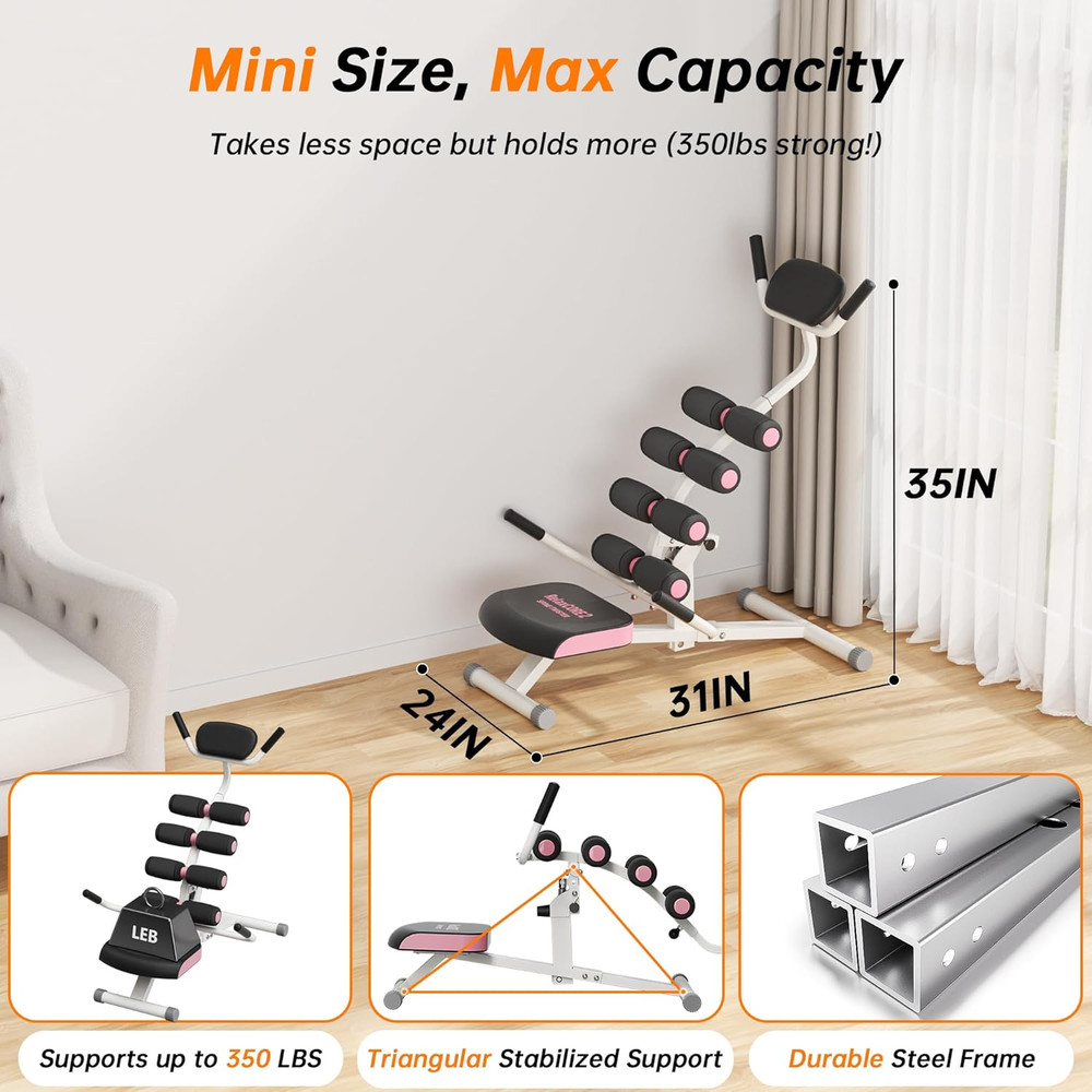 Inversion Table for Back Pain Relief - 350Lbs Capacity, Improve Posture and Spin