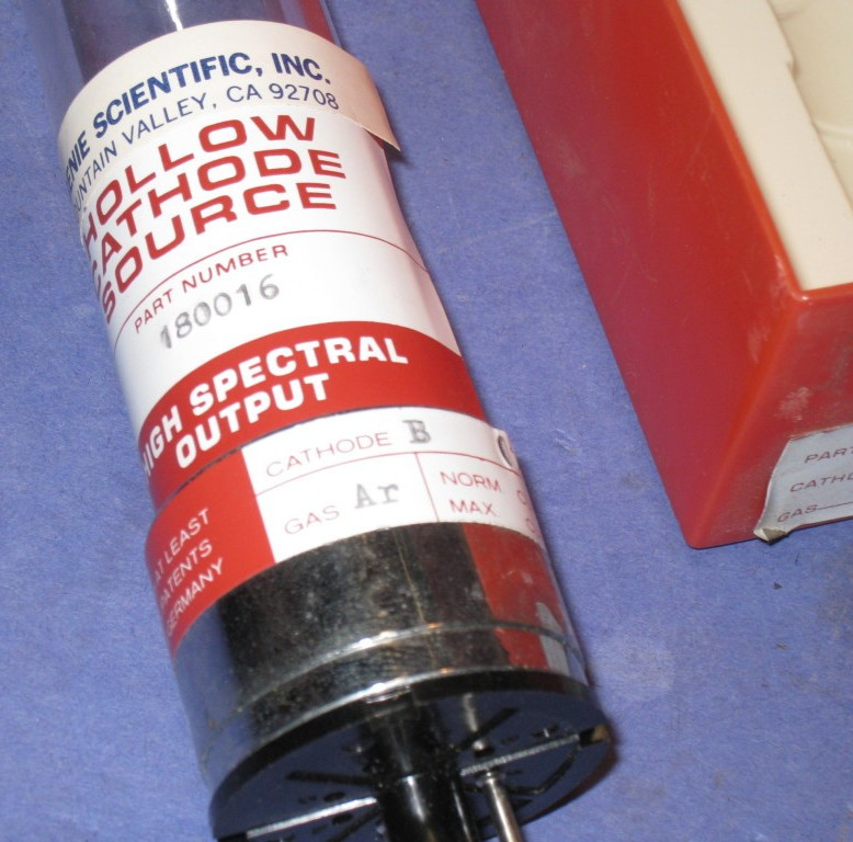 BORON B Hollow Cathode Source Lamp high spectral output 02w6