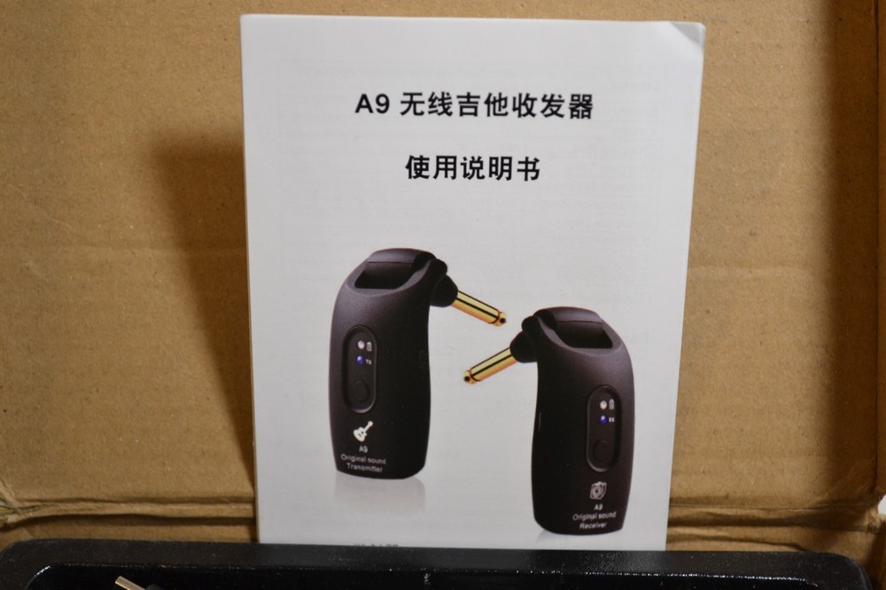 Wireless Audio System A9Black-2 Wireless Guitar System