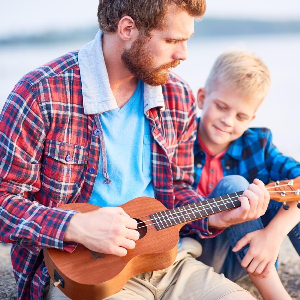 5 Sets Nylon Ukulele Strings with 10 Ukulele Felt Picks Strings Accessories K...